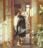 水粉大师Steve Hanks 286-Santa Fe Sun